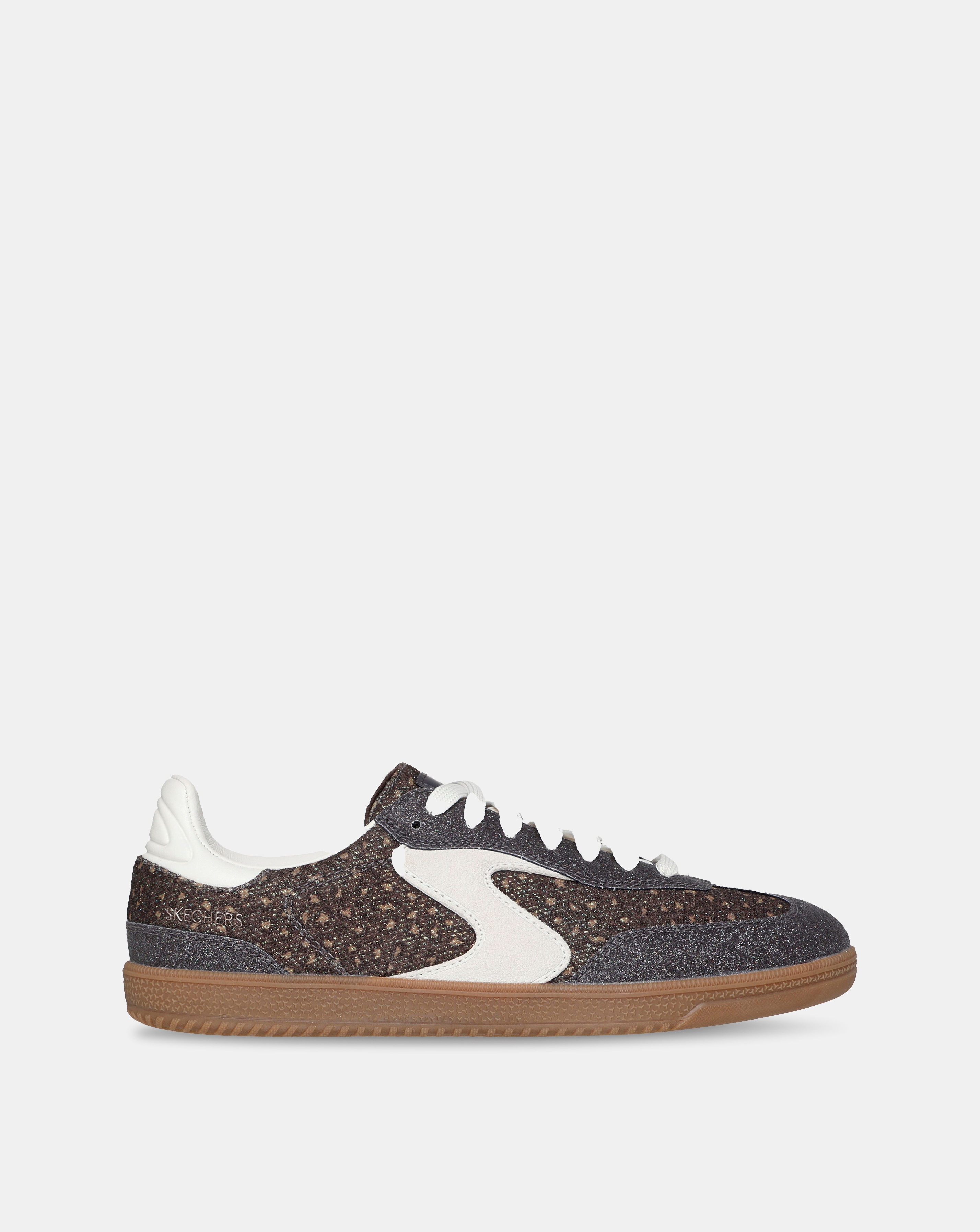 Skechers Hotshot Leopard Trainers