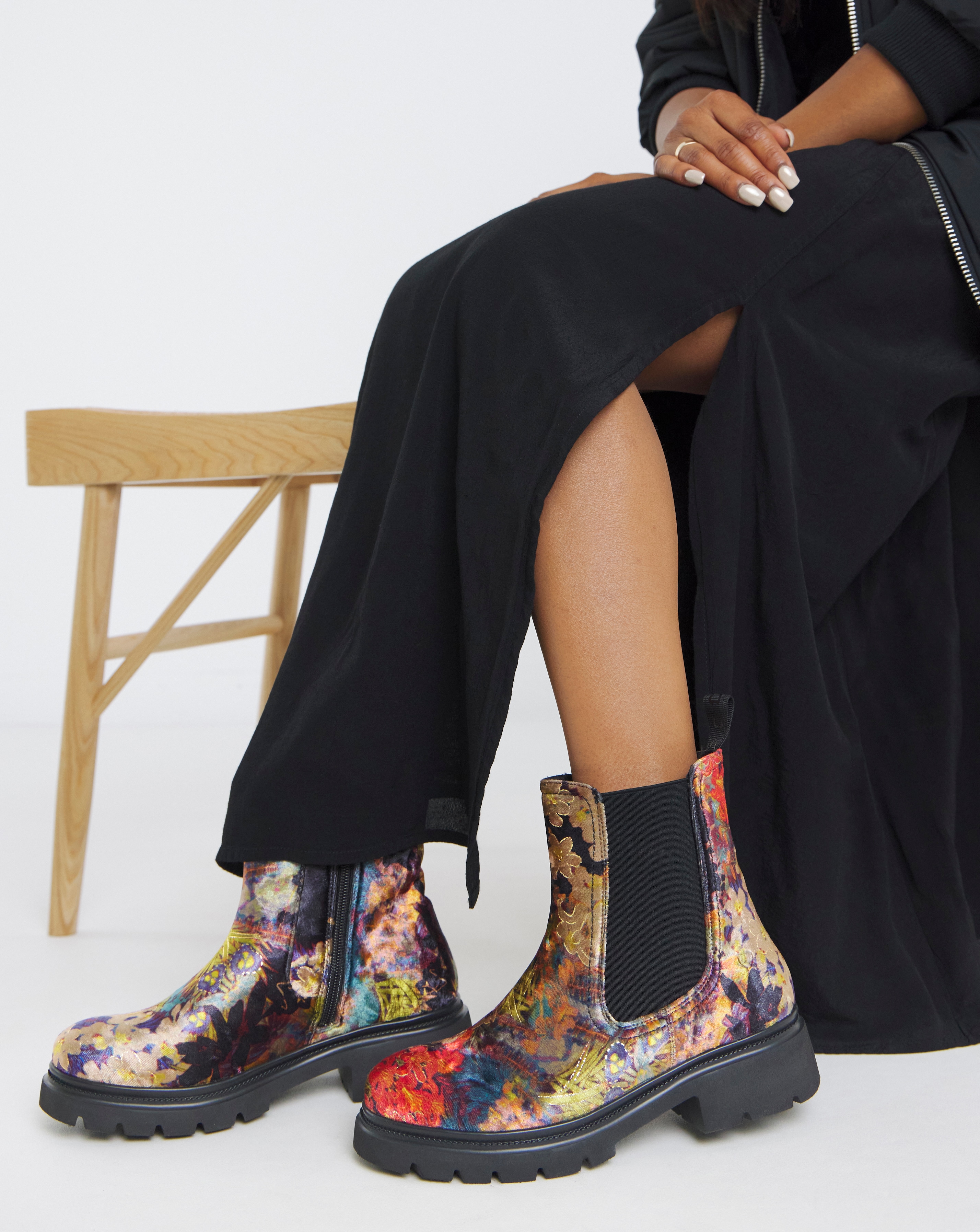 Heavenly Feet Zeta Chelsea Boot Wide Fit