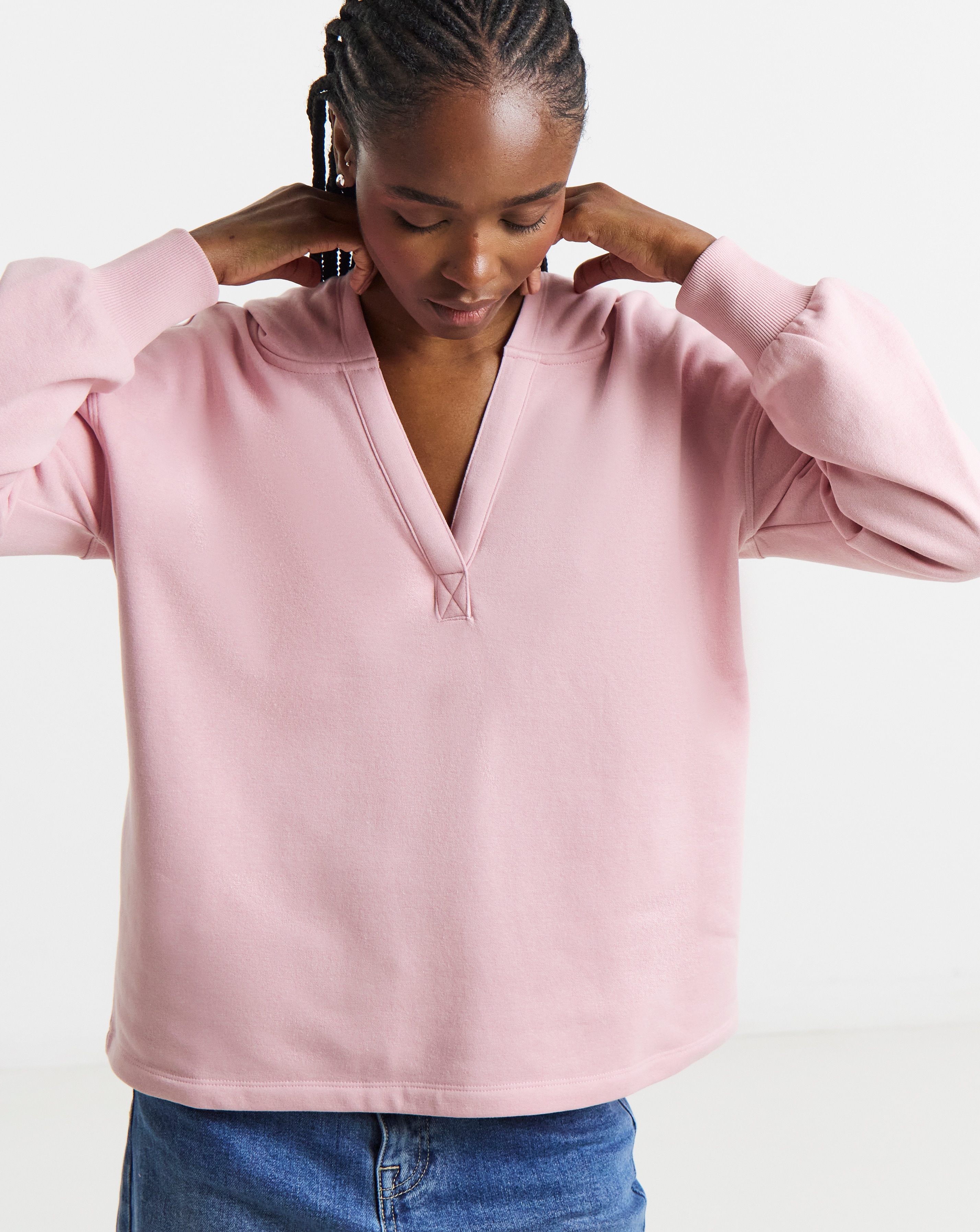 New In - V Neck Hoodie