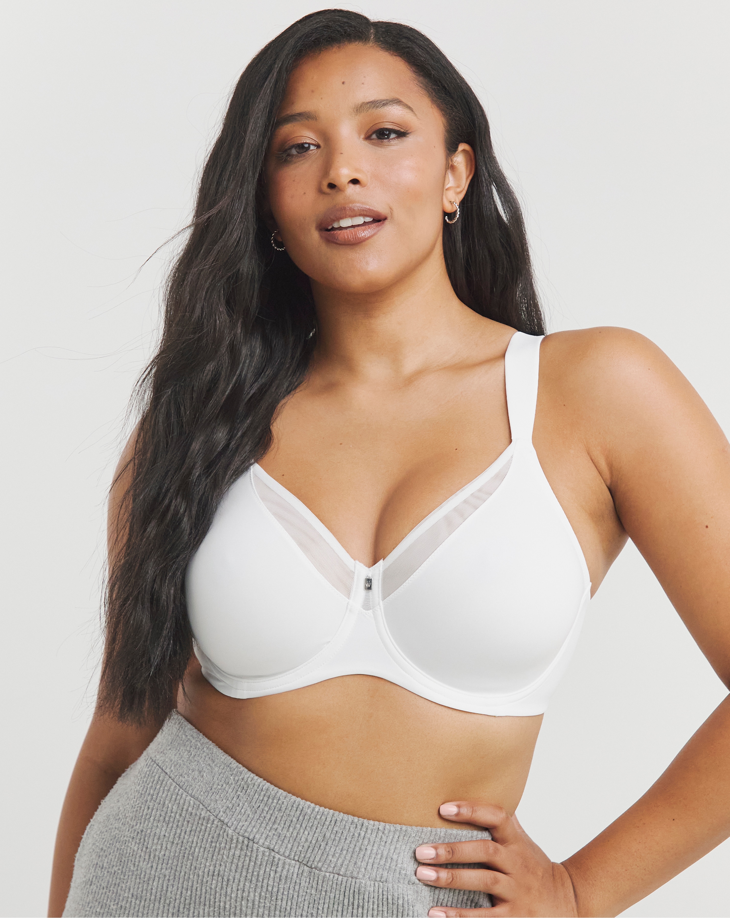 Triumph Shape Sensation Minimiser Bra - White - Size 32C - Women's