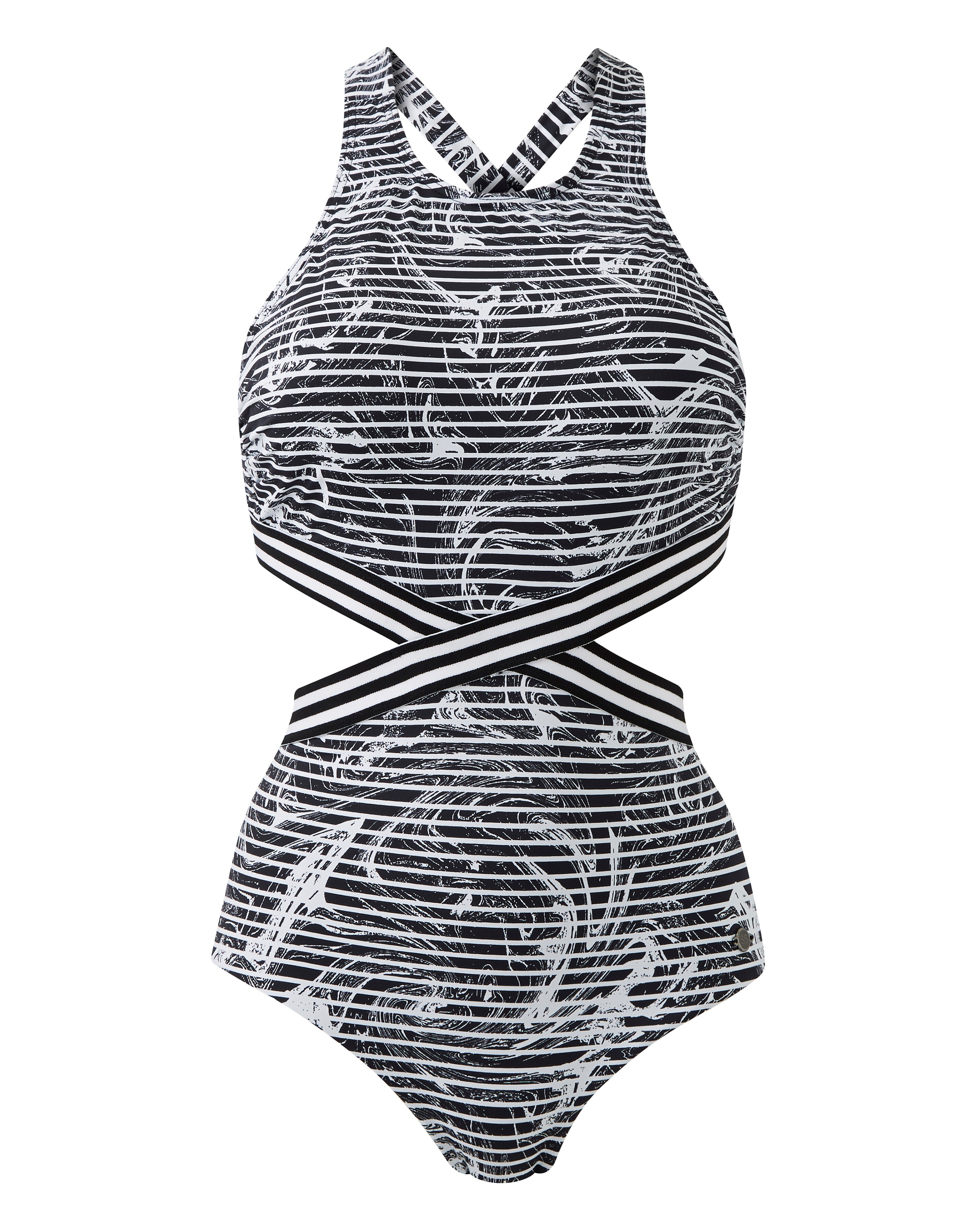 Black sale marble swimsuit
