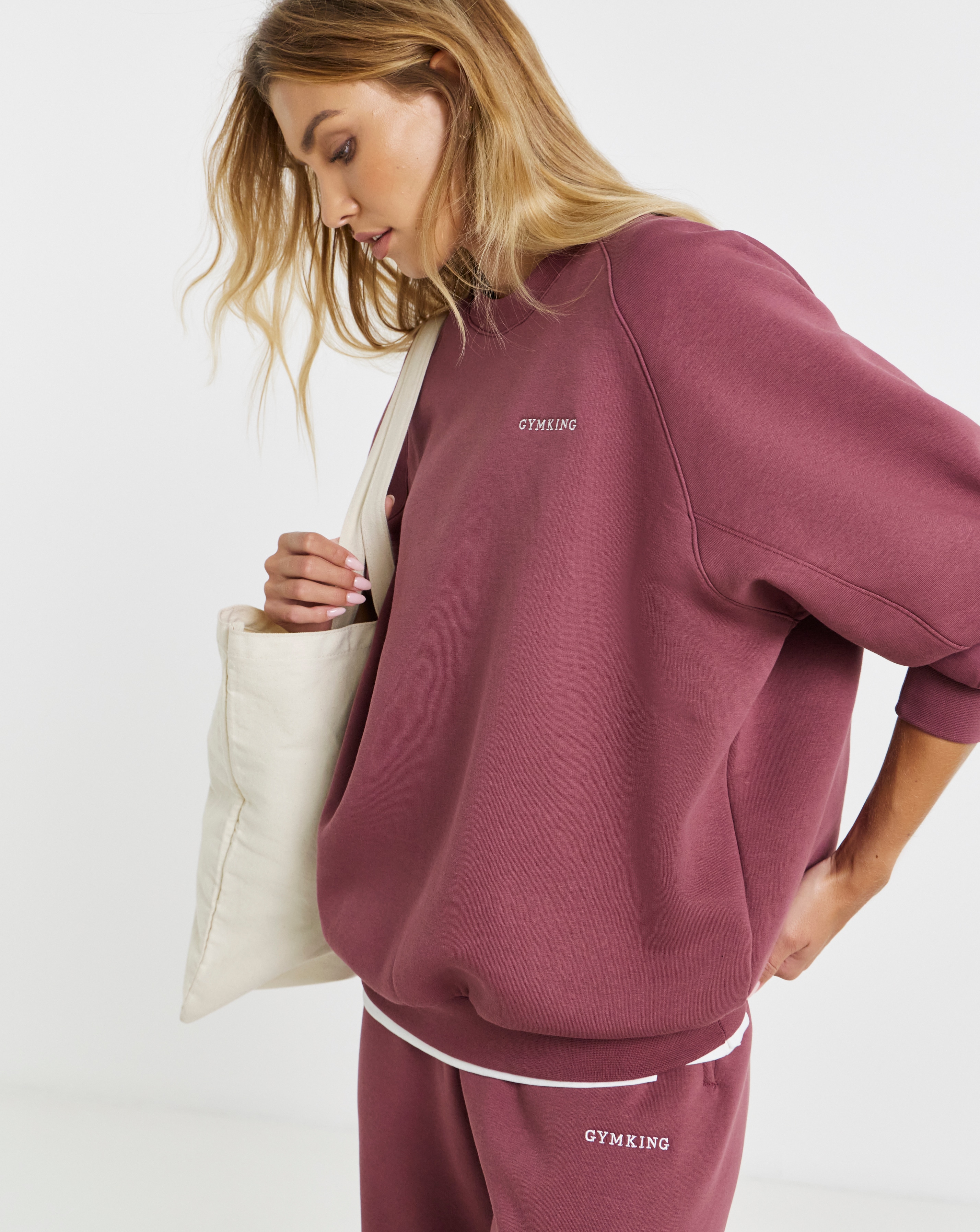 New In - Gym King 365 Raglan Sleeve Crew