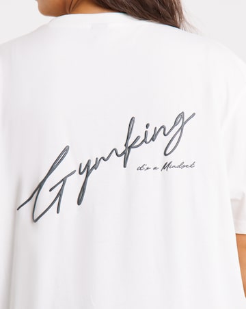 Gym King Script Mindset Boyfriend T-Shirt