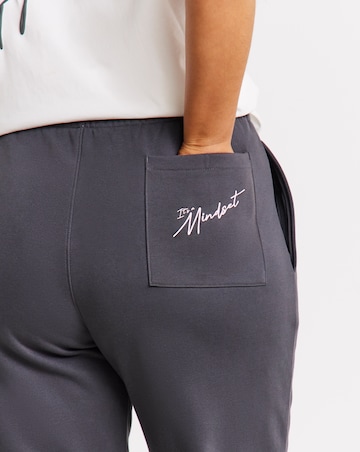Gym King Script Mindset Straight Leg Jogger