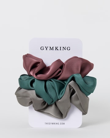 Gym King 3 Pack Scrunchies
