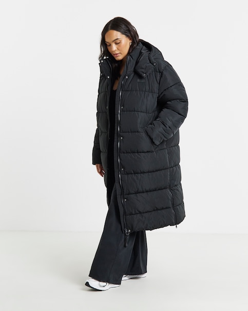 New In - Gym King Longline Quilted Puffer Coat