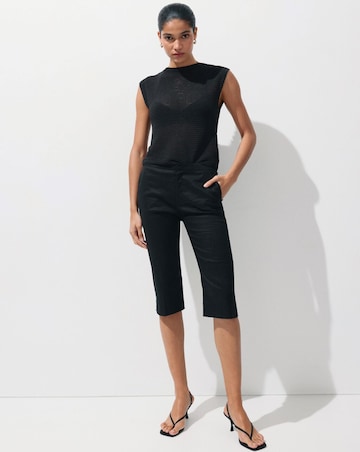Mango Short-Sleeved Knitted Top