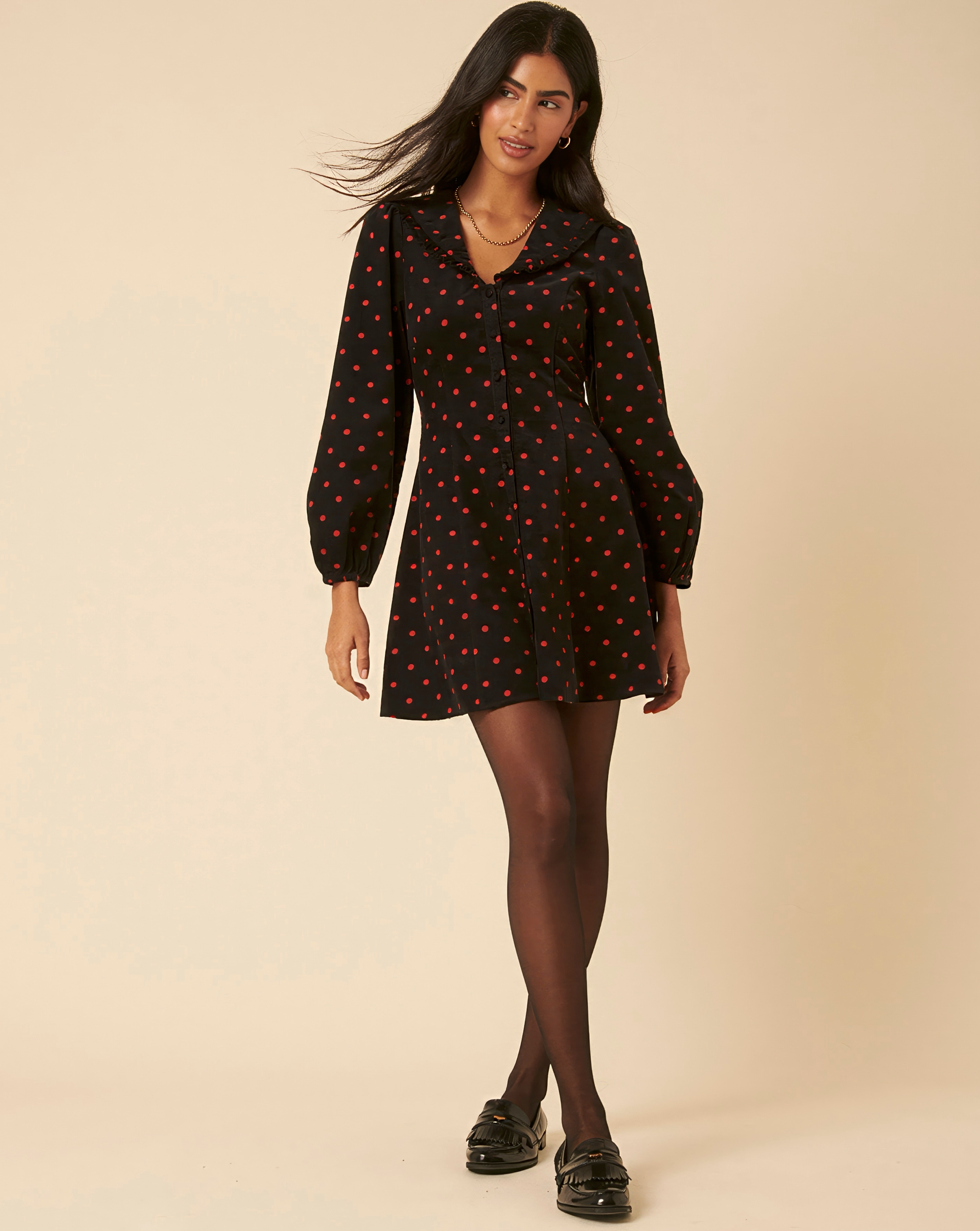 Nodody's Child Spot Mini Corduroy Dress