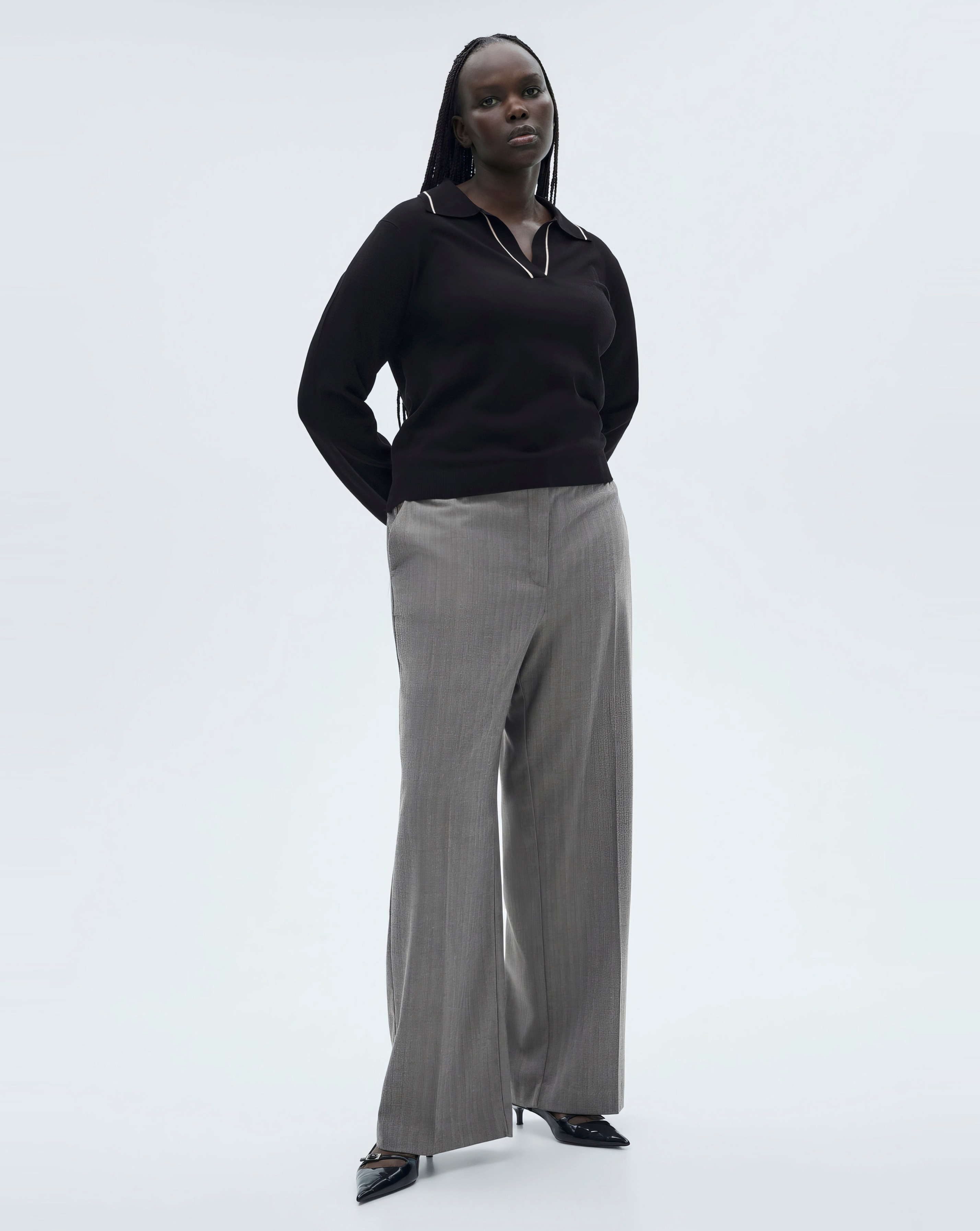 Mango Verta Contrasting Sweater