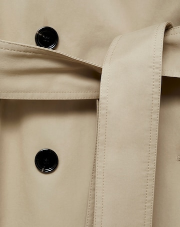 Mango Long Oversized Double-Breasted Trench Coat