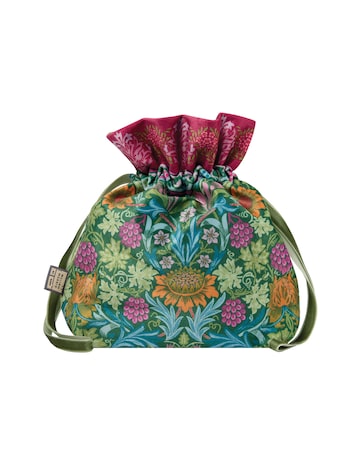 William Morris At Home Sunflower Swan? Velvet Pouch