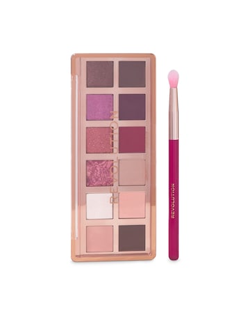 Revolution Cherry Icon Eye Shadow Palette and Brush Set