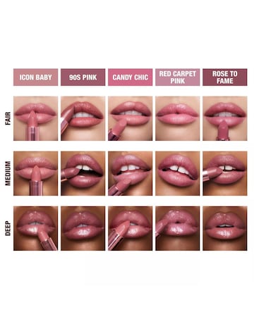 Charlotte Tilbury Hollywood Iconic Mini Lip Trio Makeup Gift Set