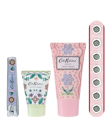 Cath Kidston Flower Market Manicure Gift Set with reusable Tin