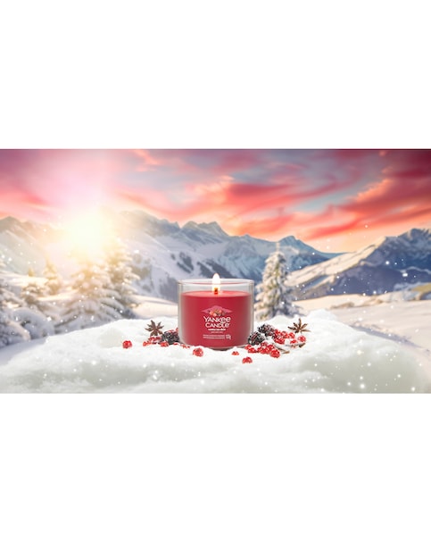 YC Signature Small Tumbler Santa On Skis