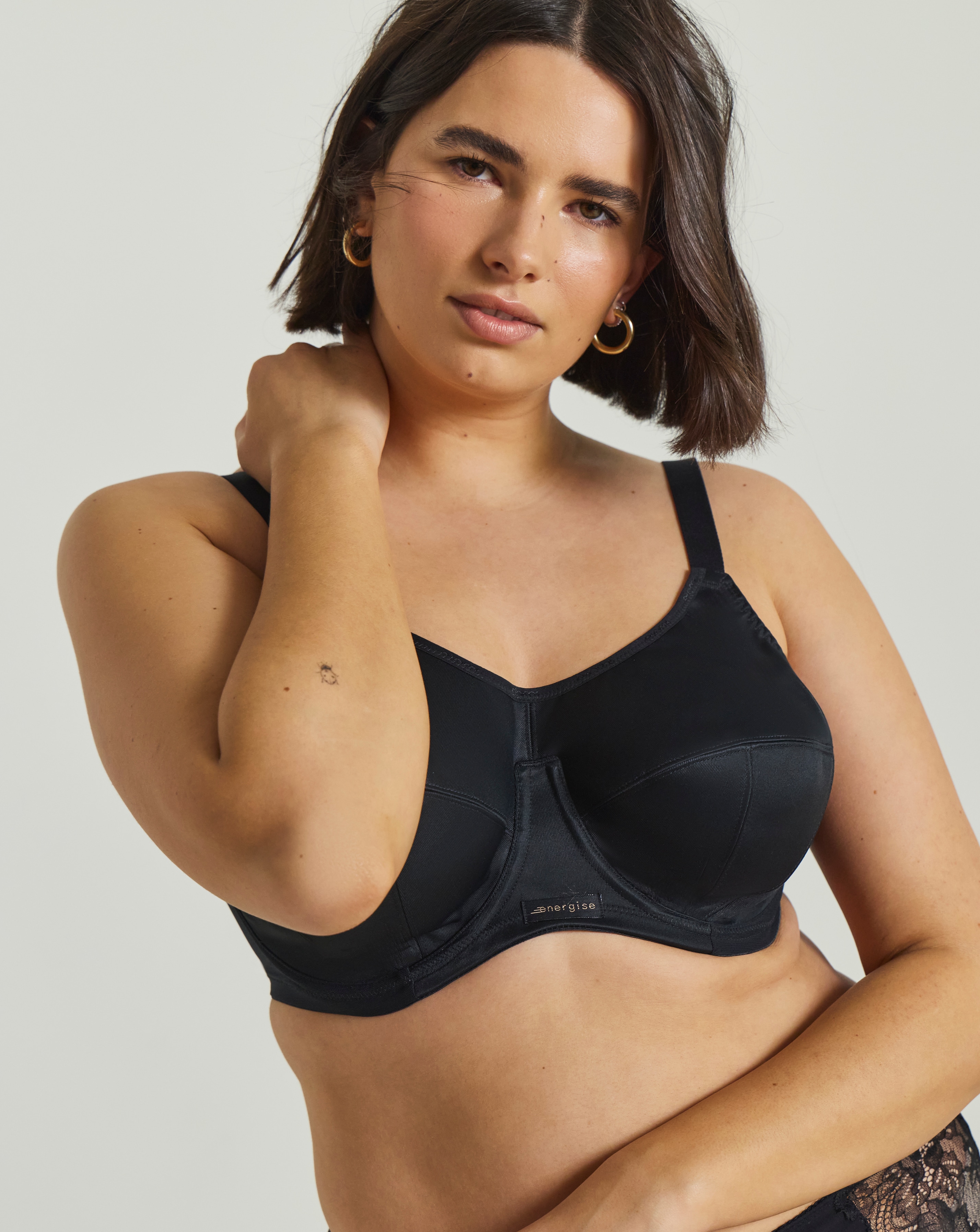 Elomi Energise Wired Sport Bra Black