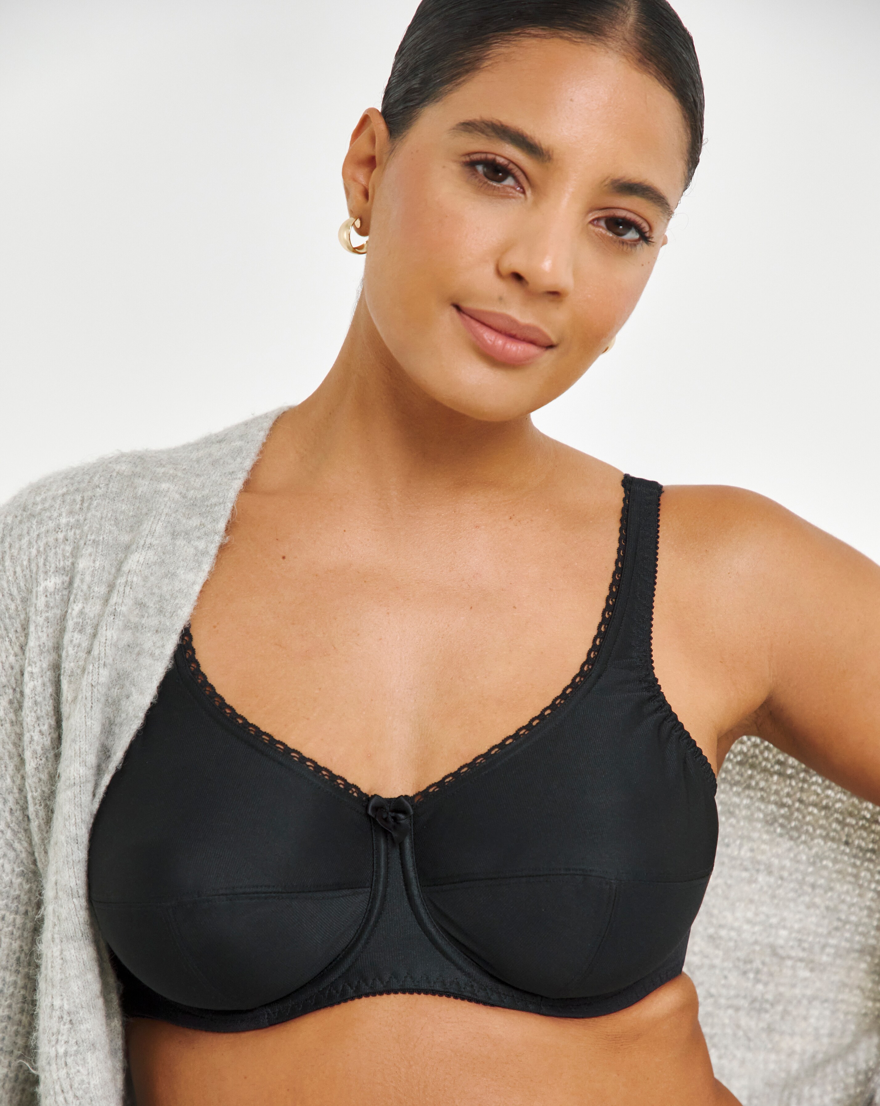 Fantasie Cotton Lined Speciality Bra Black
