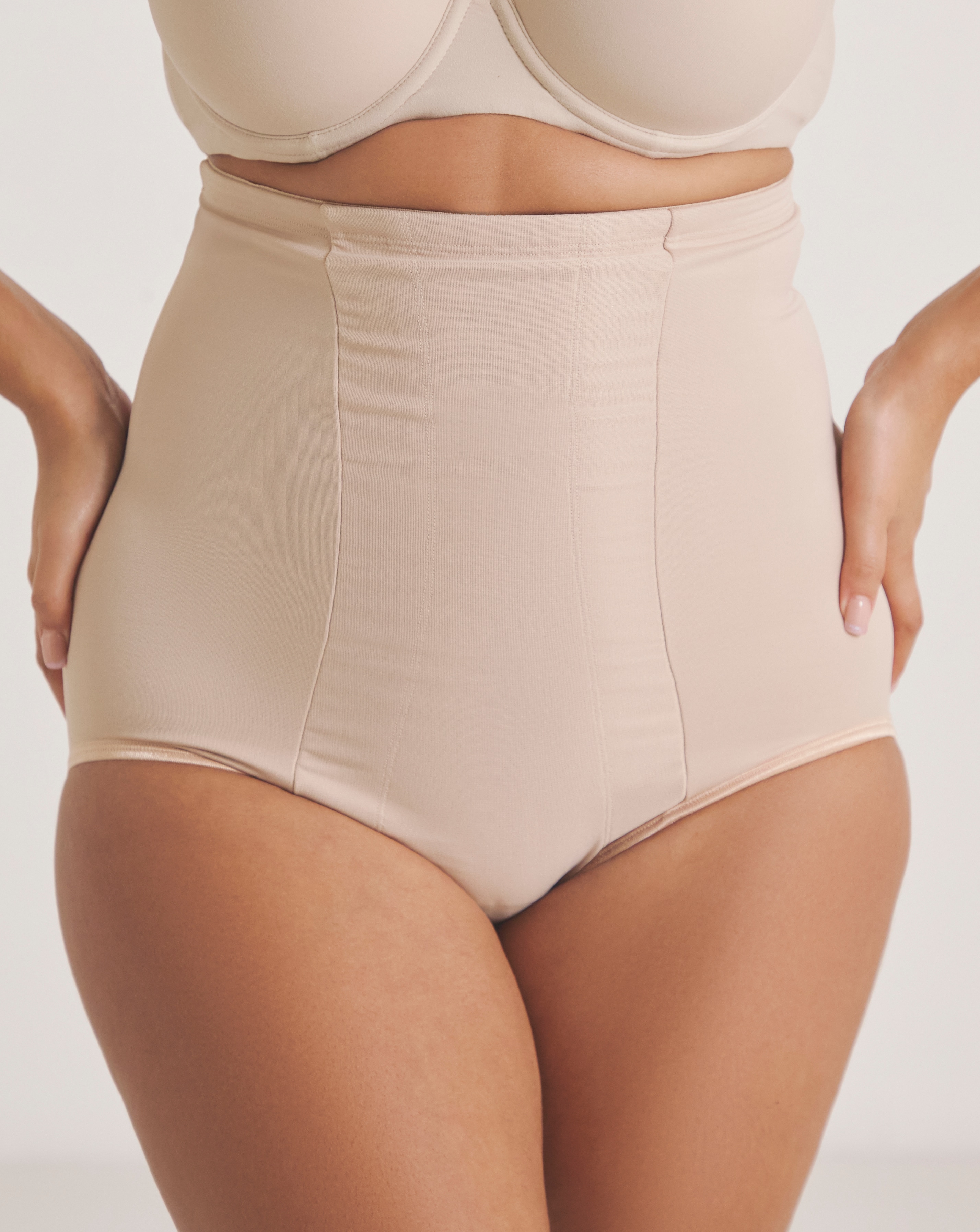 Miraclesuit Classic HiWaist Knicker In Nude | UK Size M Women's