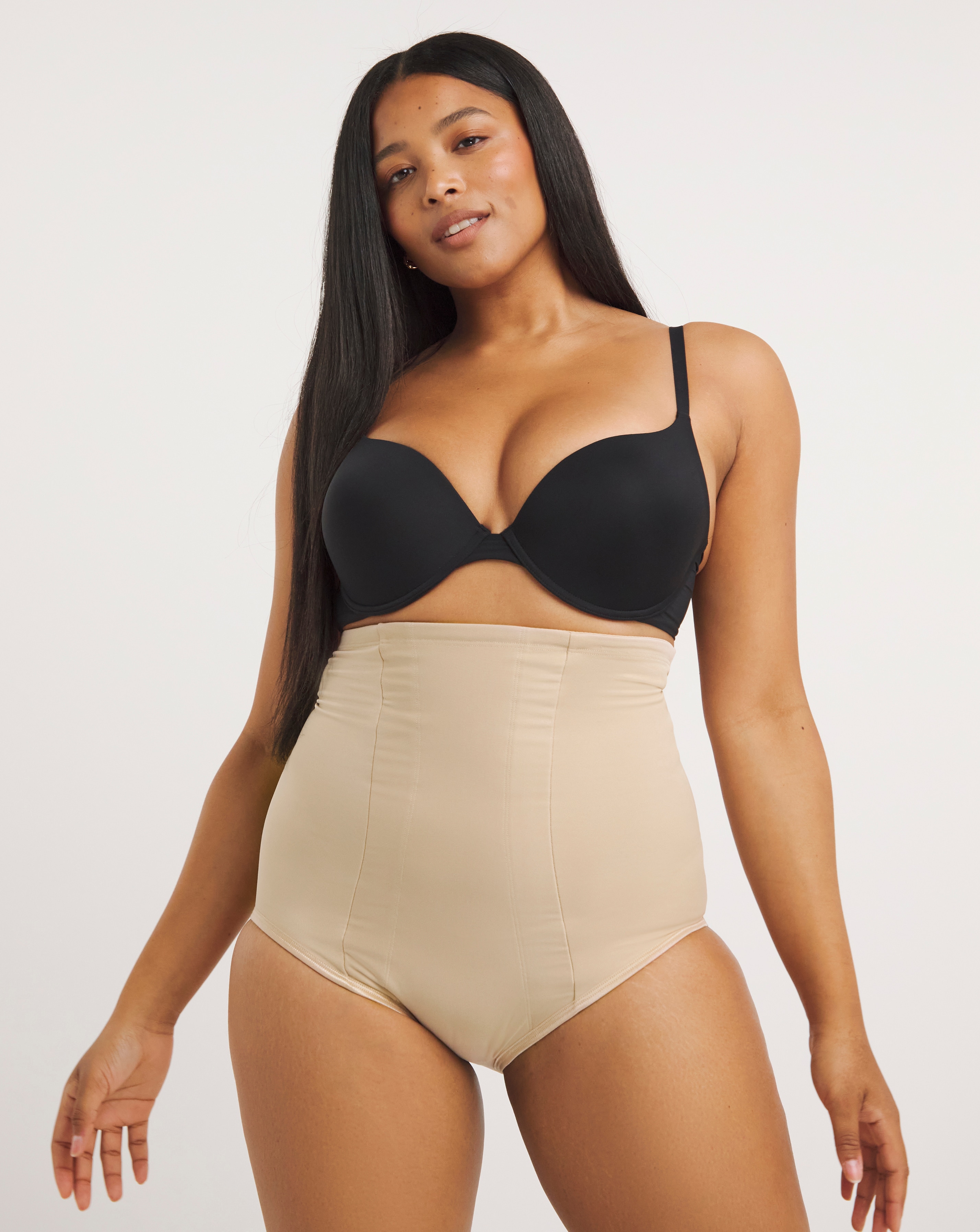 Miraclesuit Classic Hi Waist Briefs - Nude - Size L - Women's