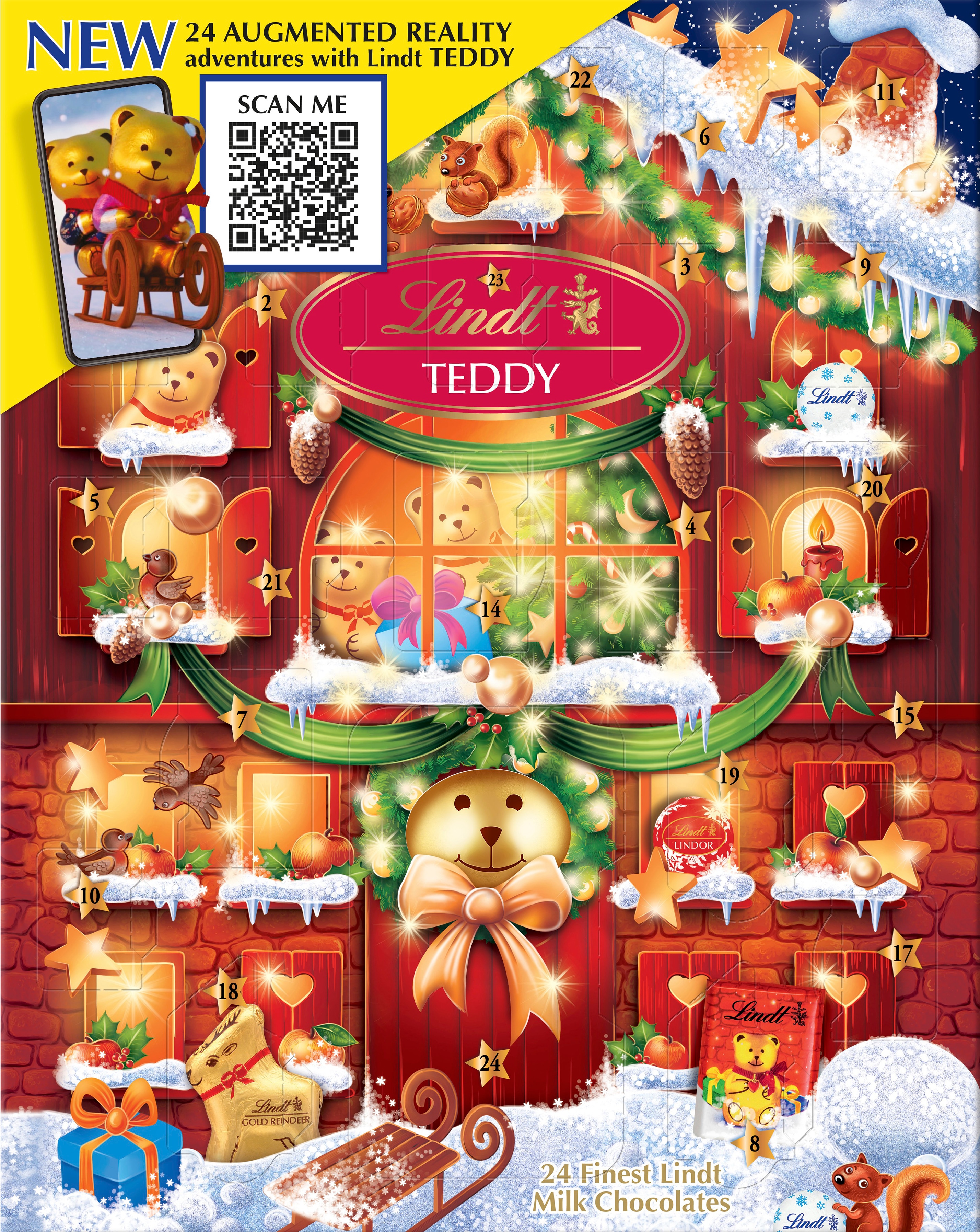 Lindt Teddy Chocolate Advent Calendar