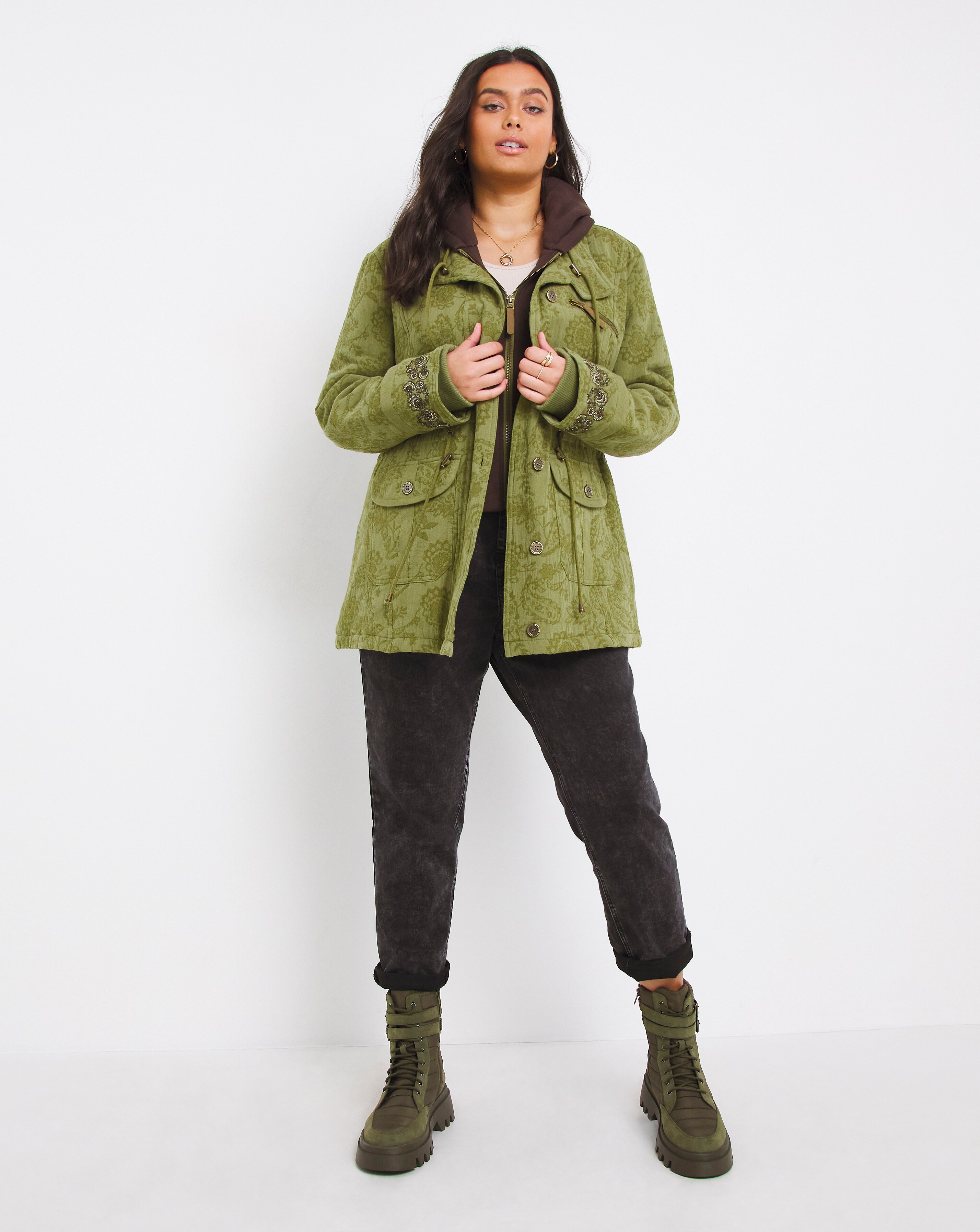 joe browns hooded jacket