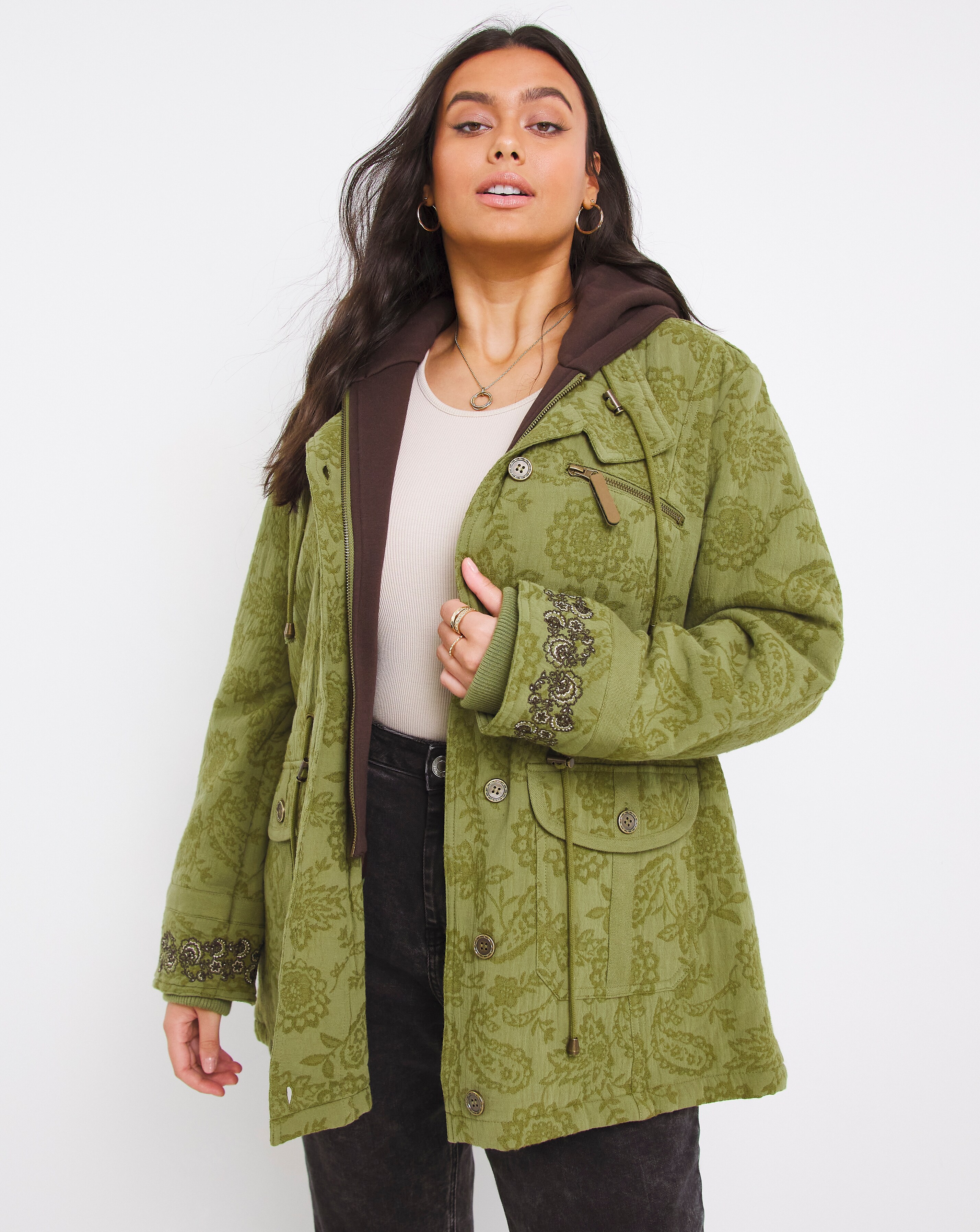 joe browns hooded jacket