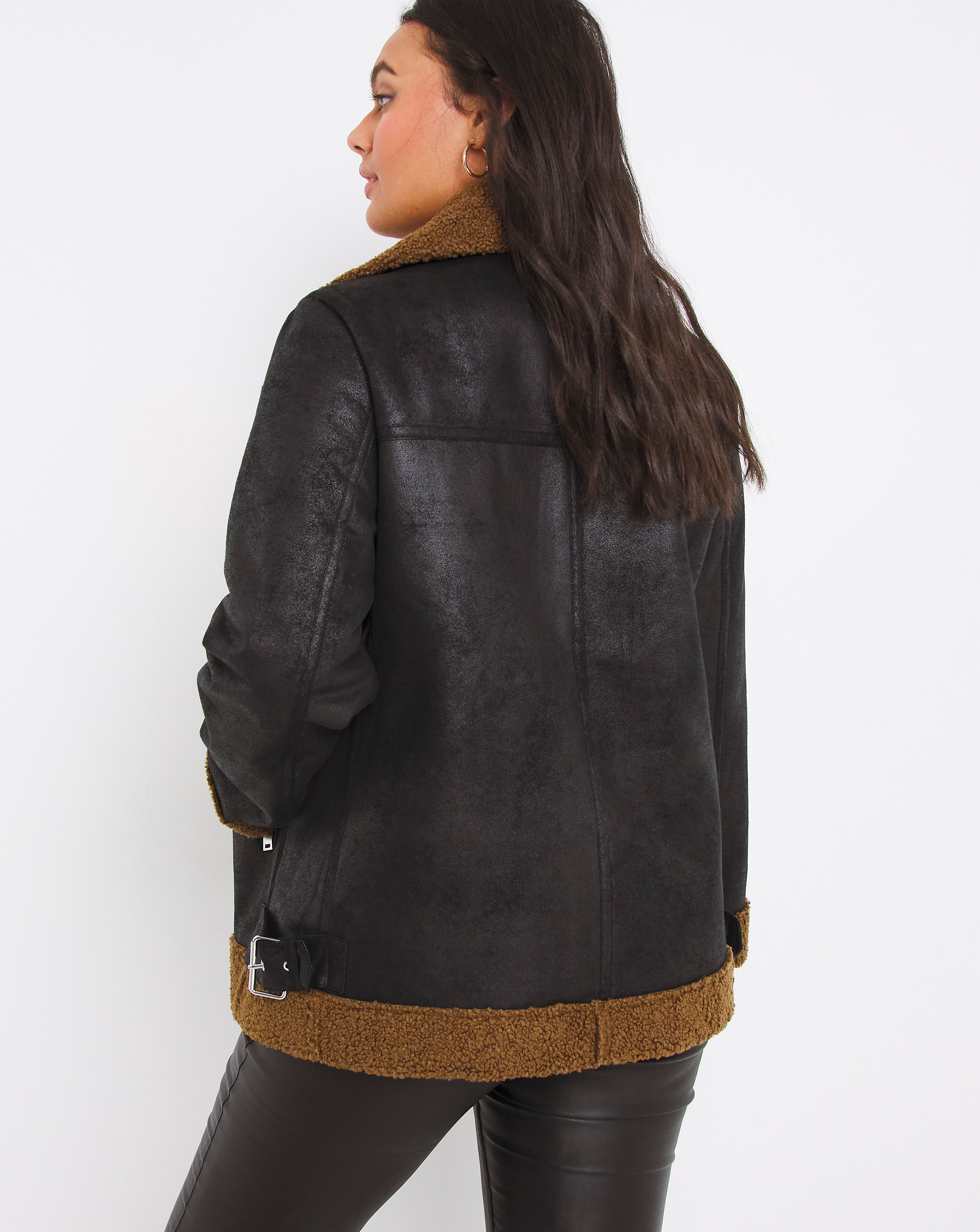 Simply be aviator best sale jacket