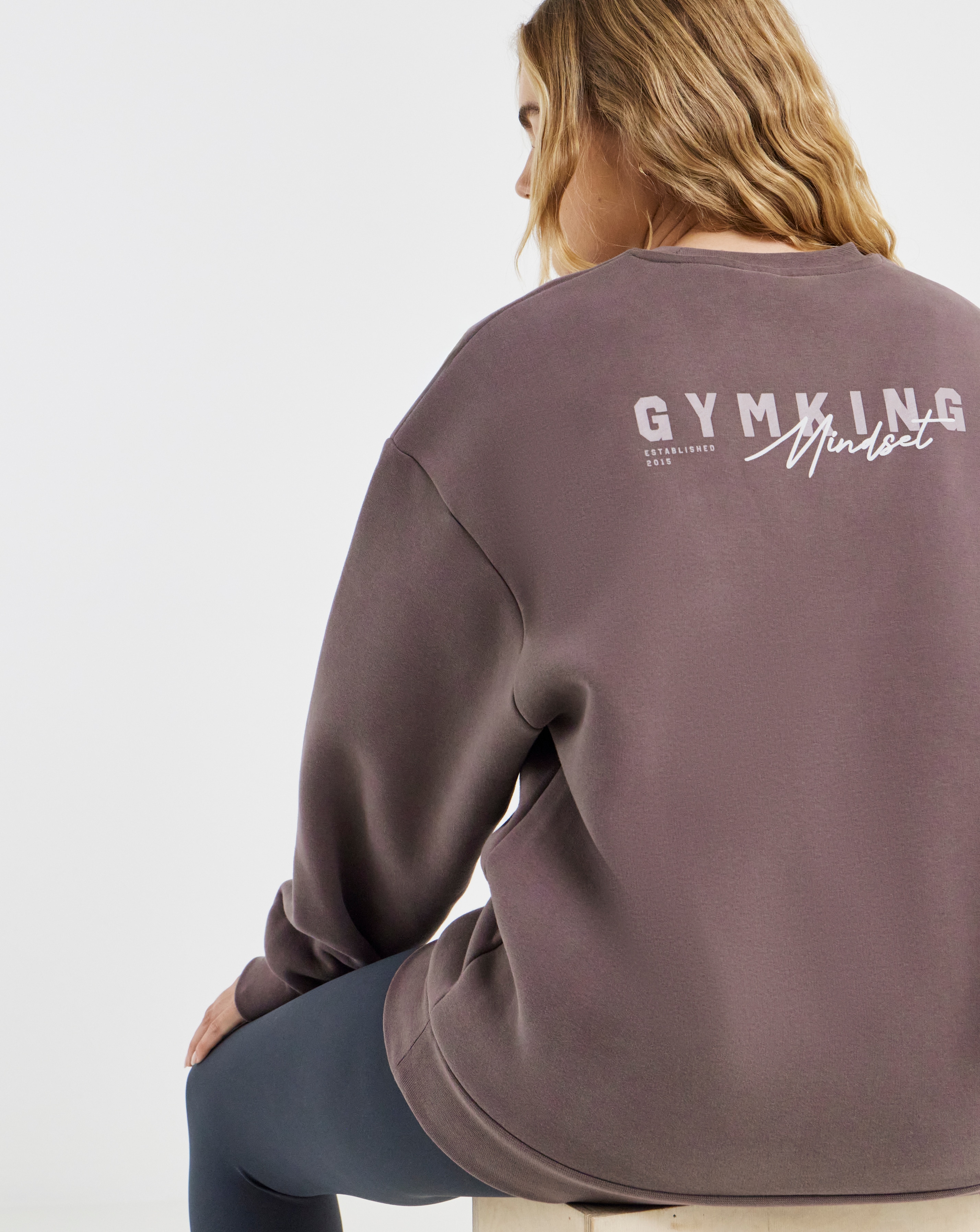 New In - Gym King Poise Relaxed Crew Sweatshirt