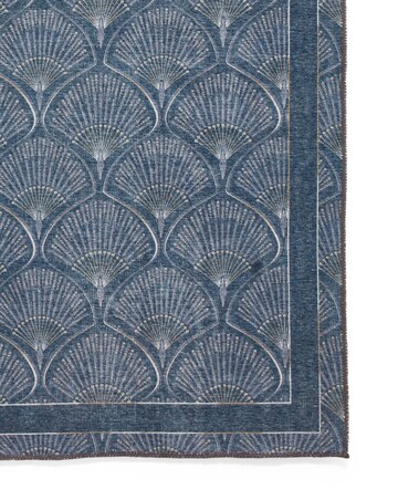 Catherine Lansfield Deco Peacock Washable Rug