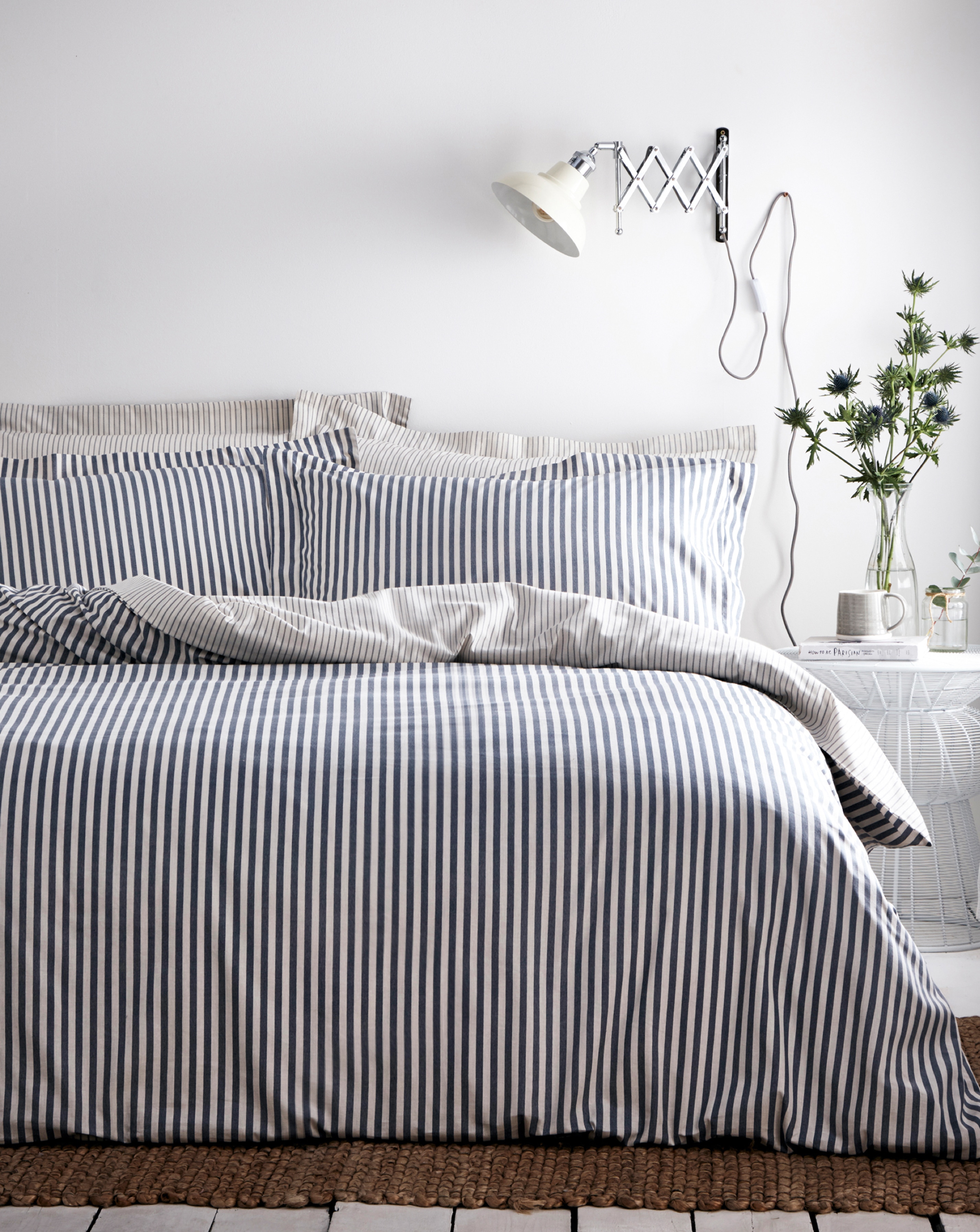 New In - Yard Hebden Stripe 100% Cotton Duvet Set