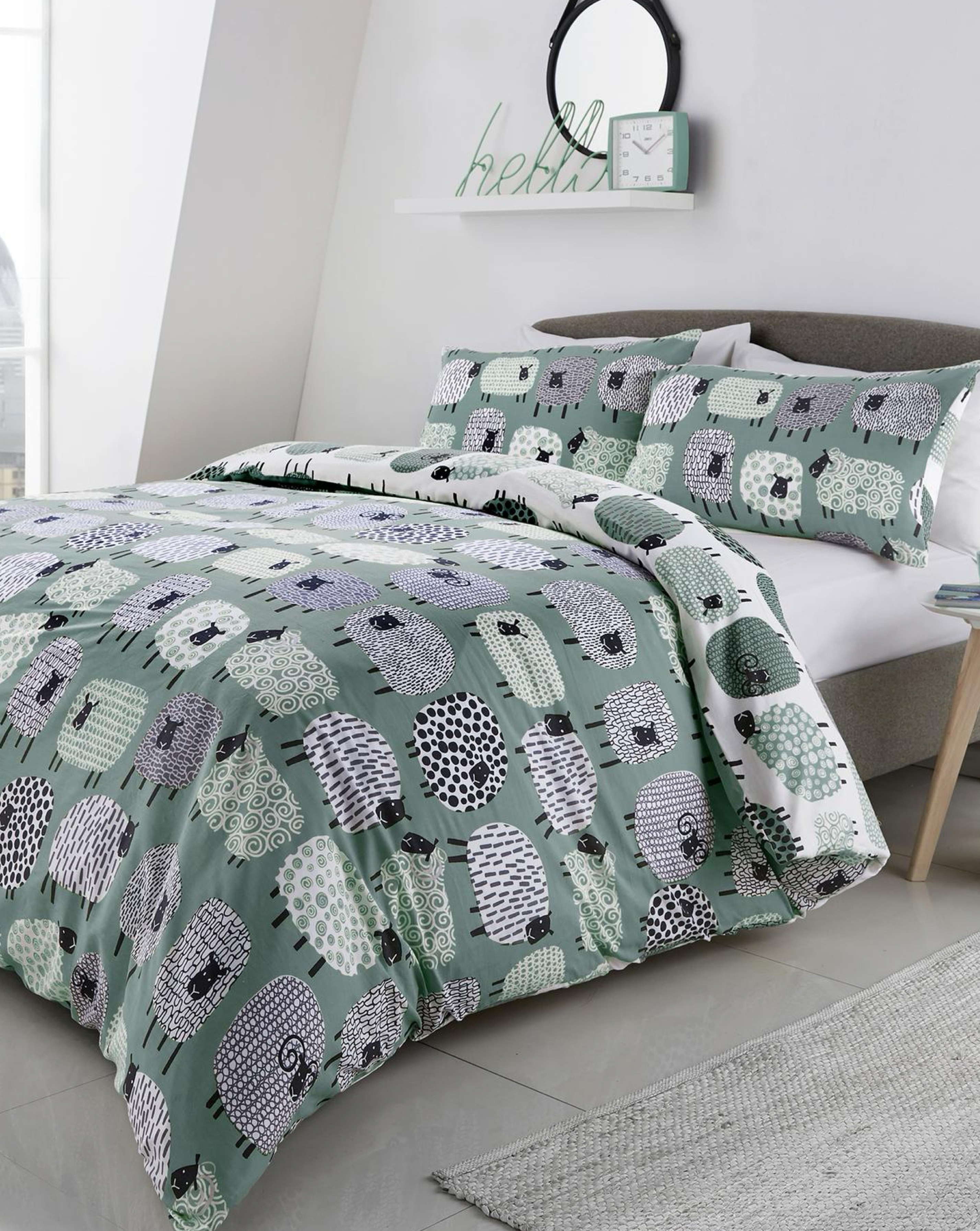 New In - Fusion Dotty Sheep Duvet Cover Set