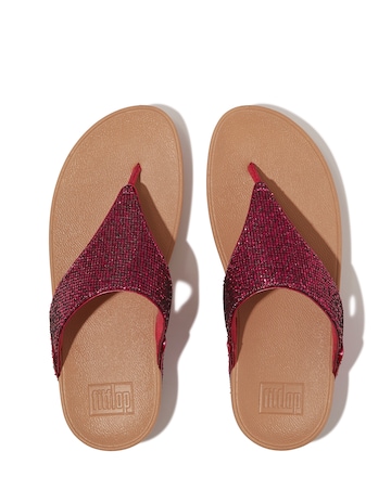 Fit Flop Lulu Glitter Toe-Post Sandals Standard Fit
