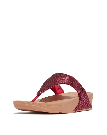 Fit Flop Lulu Glitter Toe-Post Sandals Standard Fit