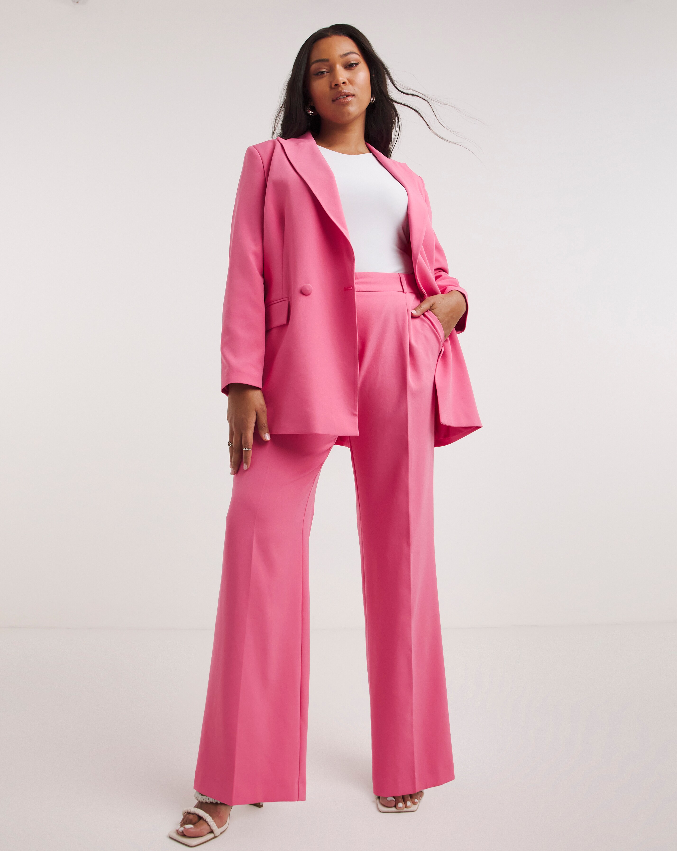 Hot pink deals blazer uk