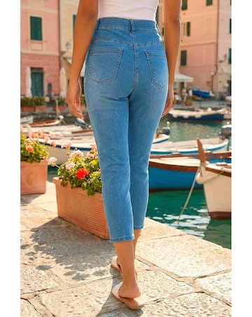 Roman Cropped Stretch Denim Jegging
