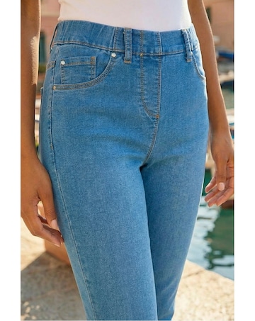 Roman Cropped Stretch Denim Jegging