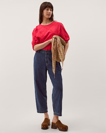Monsoon Ellie Puff Sleeve Jersey Top