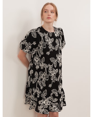 Lovedrobe Embroidered Mini Dress