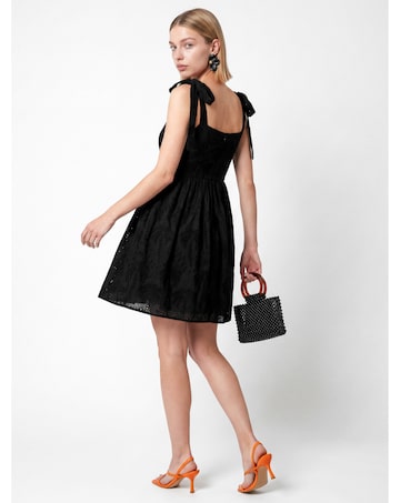 Lovedrobe Broderie Strappy Mini Dress