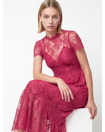 Lovedrobe Floral Lace Midaxi Dress