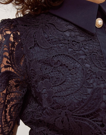 Monsoon Alice Lace Peplum Midi Dress