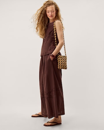 Monsoon Eden Palm Cutwork Tank Top