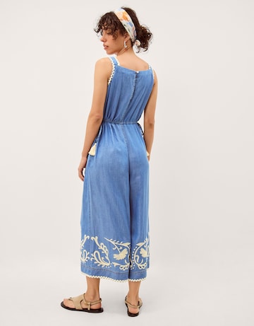 Monsoon Stella Denim Culotte Jumpsuit