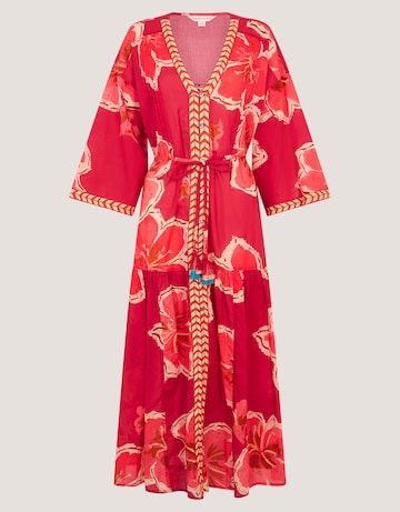 Monsoon Yasmin Floral Midi Tunic Dress