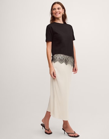 Monsoon Lola Lace Trim Jersey T-Shirt