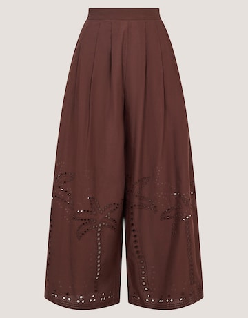 Monsoon Eden Cutwork Wide Leg Trousers