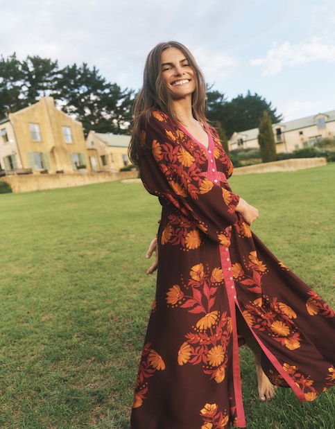boho long dresses uk Sleeve family X/L Boho summer dress with Bottom Size:44x30