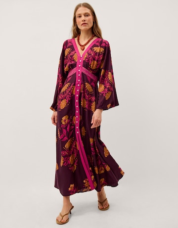 Monsoon Koa Long Sleeve Midi Dress