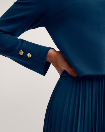 Monsoon Penny Long Sleeve Midi Dress