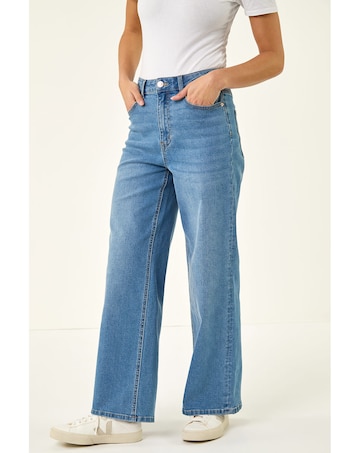 Roman Petite Wide Leg Jeans